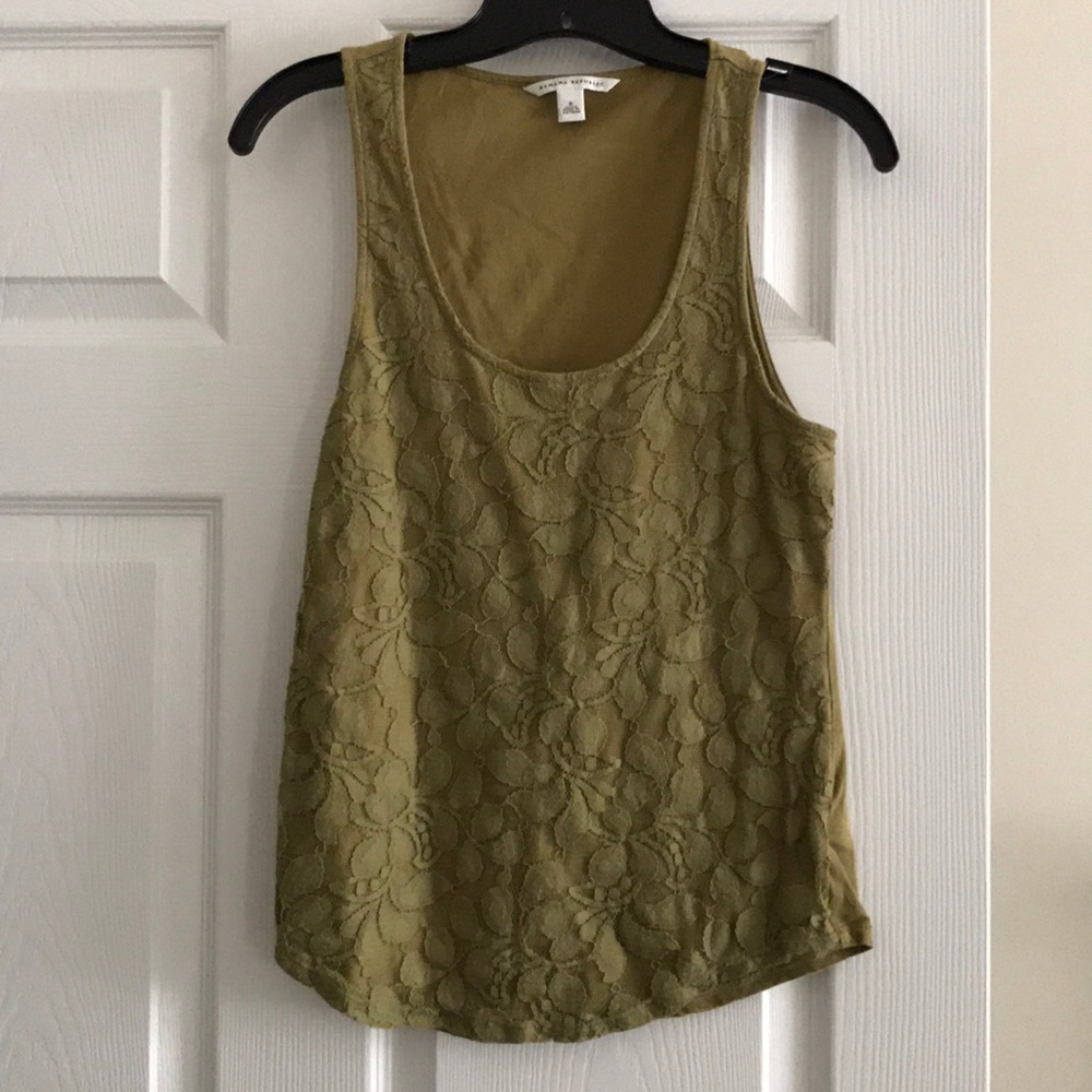 Banana Republic green tank